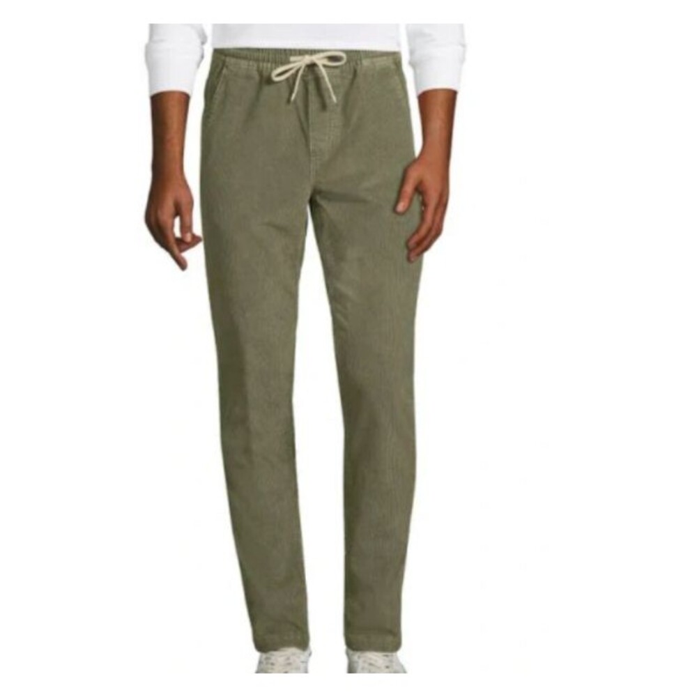 Lands’ End pants Men’s 2xl 2x XXL 2xlt tall 44 x 34 Cotton Corduroy nwt New $70